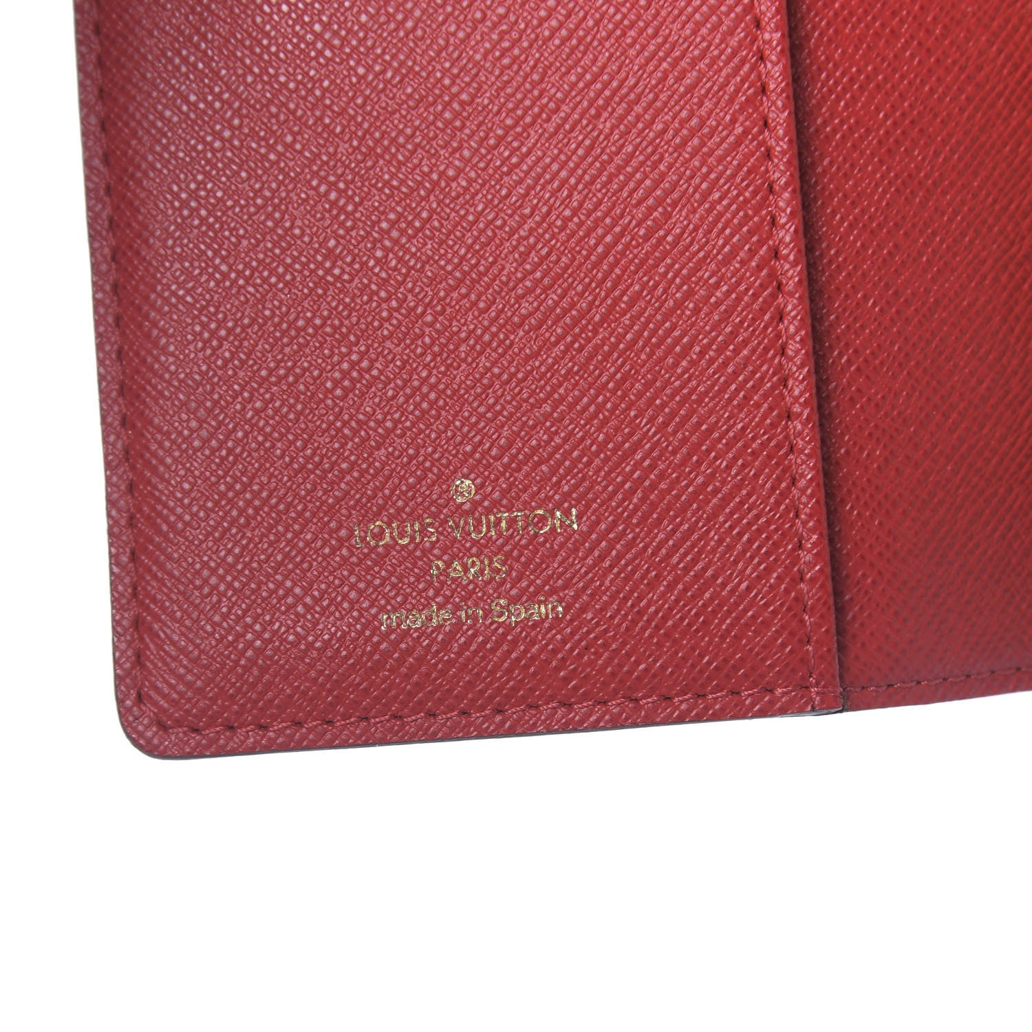 Louis Vuitton Damier Ebene Patch Small Ring Agenda Cover 6 of 6