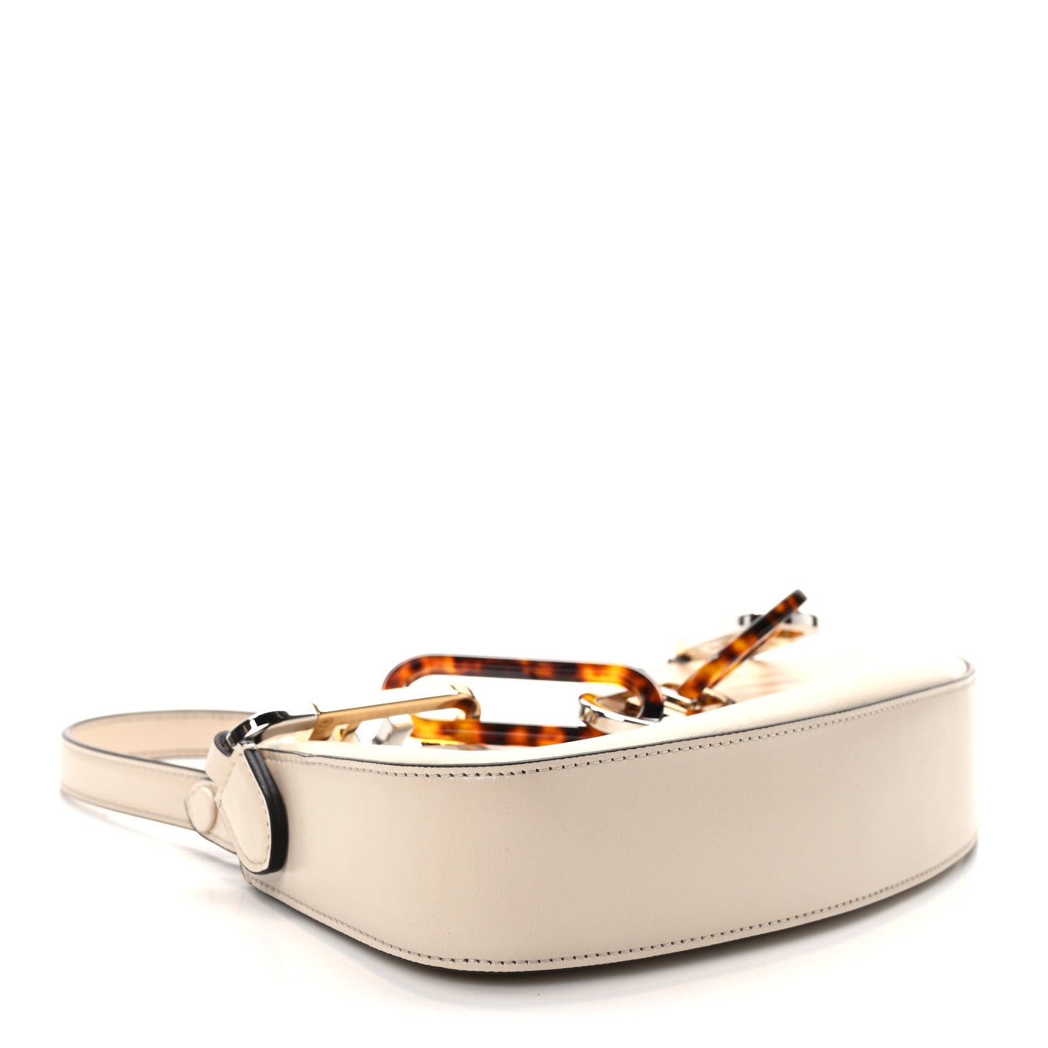 Fendi Vitello Queen Palmellato Fendi O'Lock Swing Camelia 4 of 10