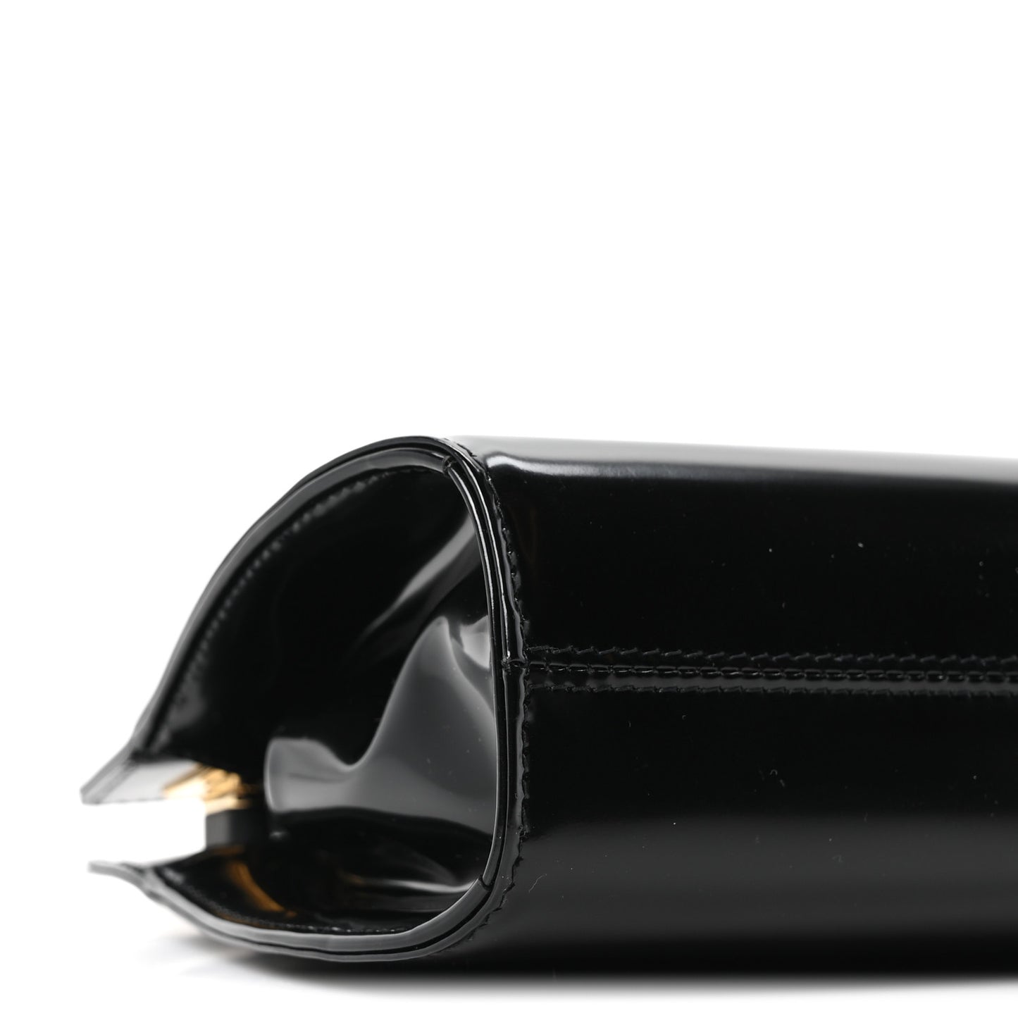 Brushed Calfskin Mini Wanda Top Handle Bag Black