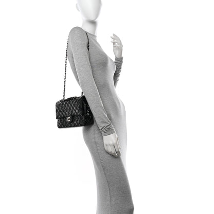 Chanel Patent Quilted Medium Double Flap Black 2 of 15
