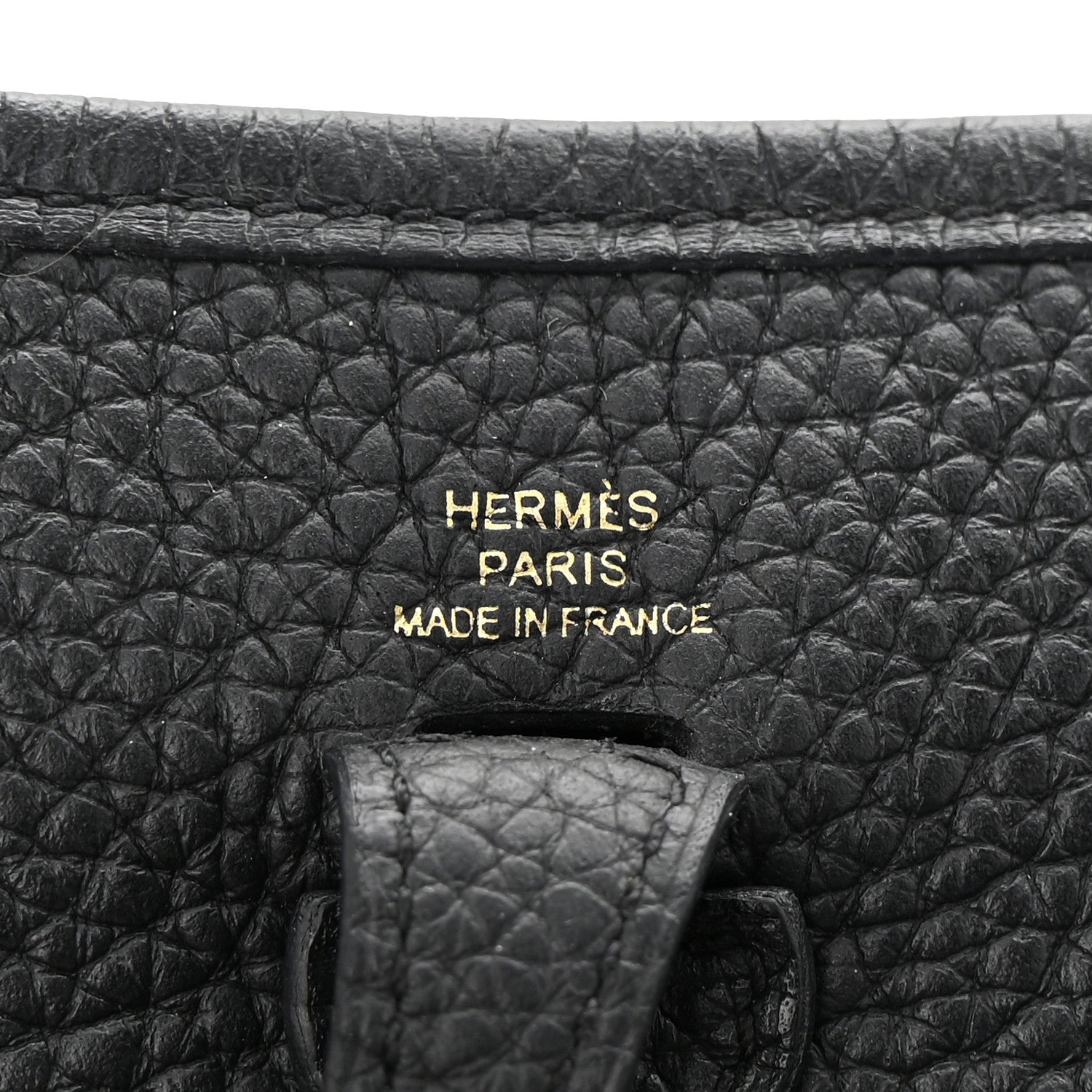 Hermes Taurillon Clemence Evelyne TPM Black 6 of 11