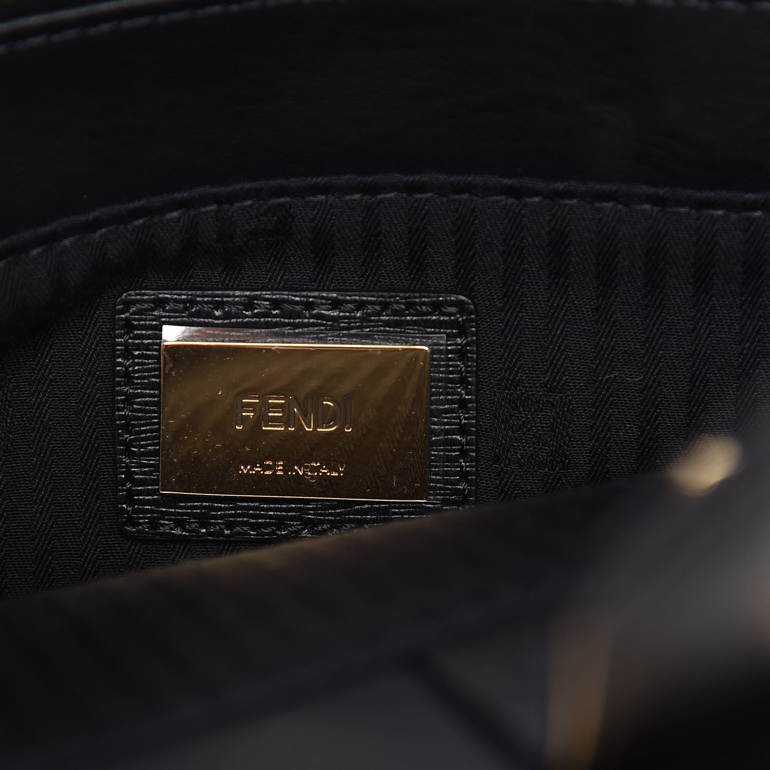 Fendi Vitello Elite Regular 2Jours Tote Black 7 of 12