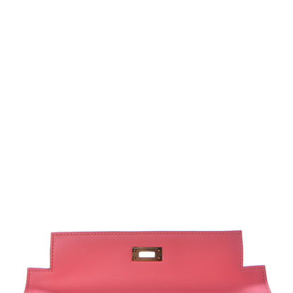 Hermes Swift Kelly Retourne 25 Rose Azalee 21 of 42