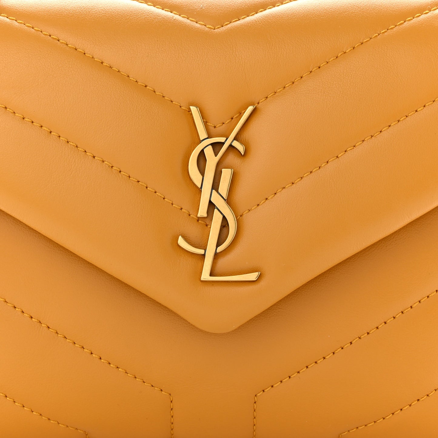 Calfskin Y Quilted Monogram Toy Loulou Crossbody Bag Cheddar