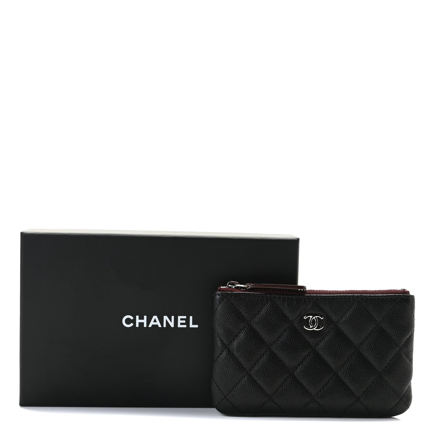 Chanel Caviar Quilted Small Cosmetic Case Black 9 of 9