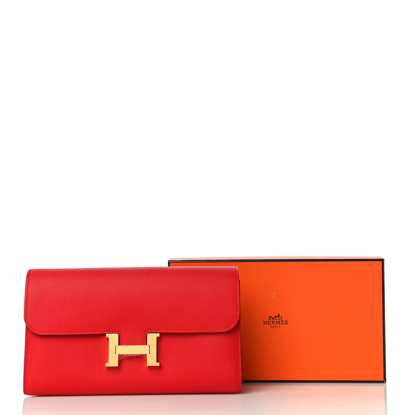 Evercolor Constance Long Wallet Rouge De Coeur