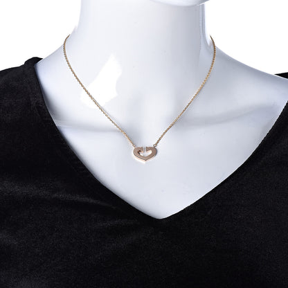Cartier 18K Pink Gold Medium Hearts and Symbols Necklace 2 of 7