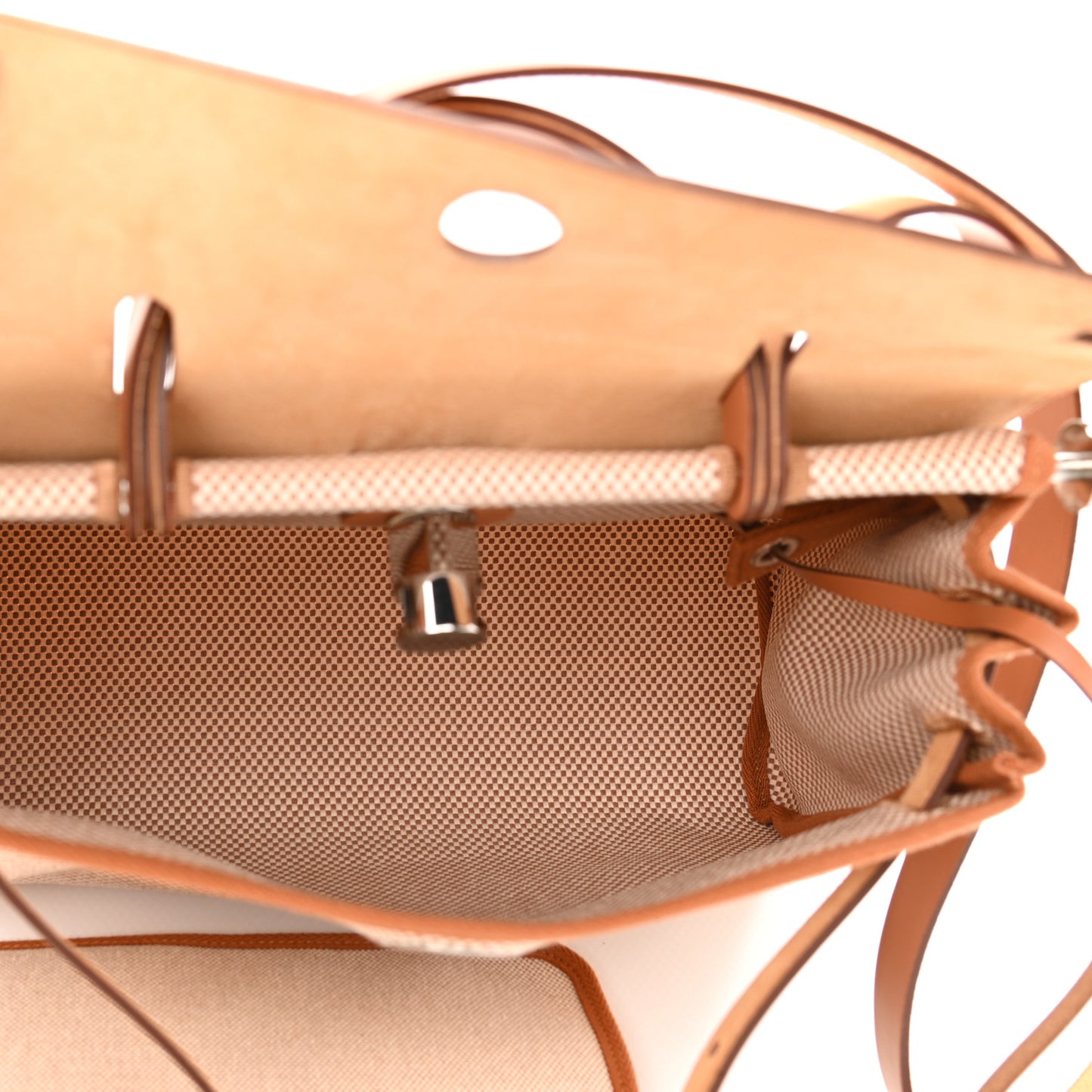 Vache Hunter Criss Viking Herbag Zip Retourne 31 PM Ecru Beige Naturel