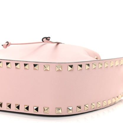 Valentino Garavani Vitello Rockstud Bucket Bag Water Rose 9 of 9