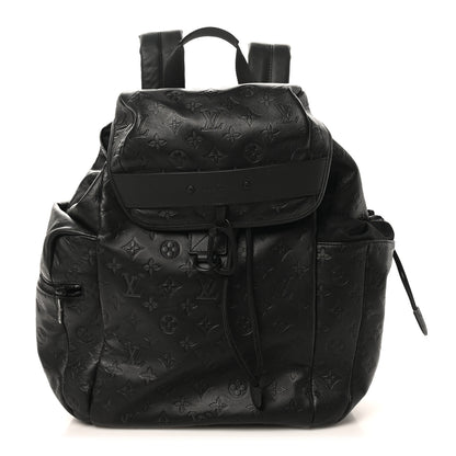 Louis Vuitton Calfskin Monogram Shadow Discovery Backpack Black 1 of 9