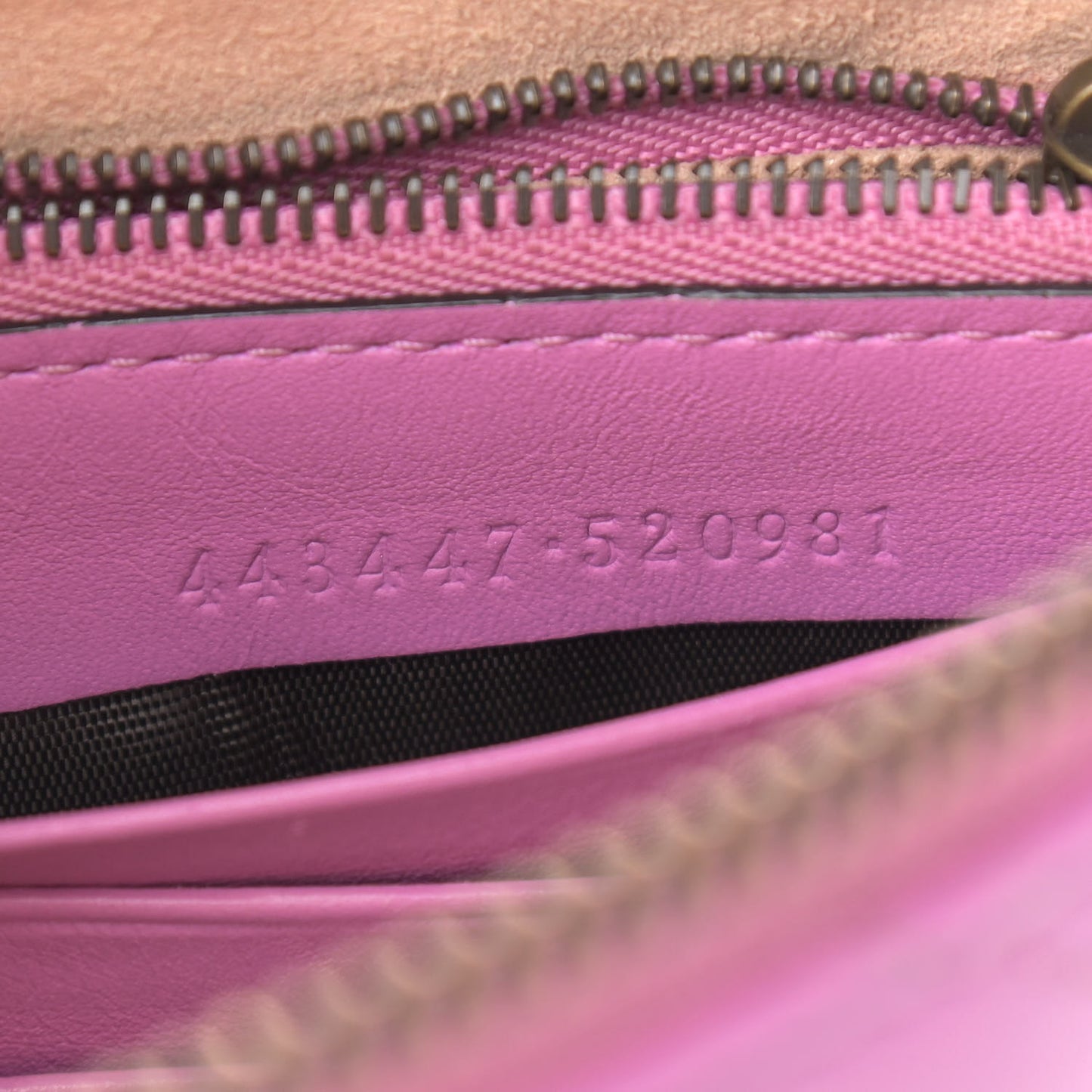 Calfskin Matelasse Mini GG Marmont Chain Bag Candy Mousse
