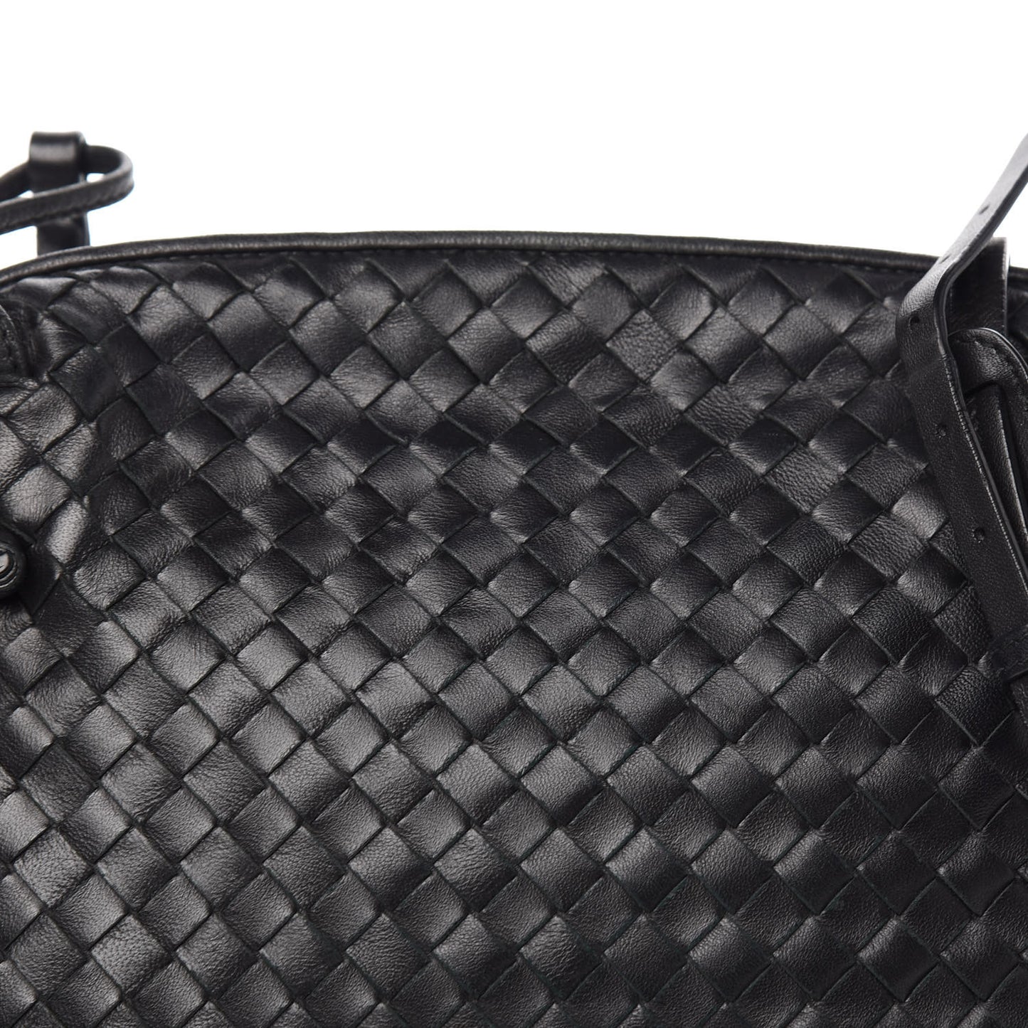 Nappa Intrecciato Nodini Crossbody Black
