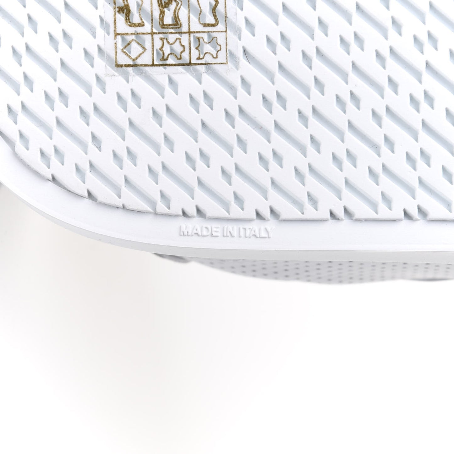 Calfskin Perforated Day Sneakers 38 White