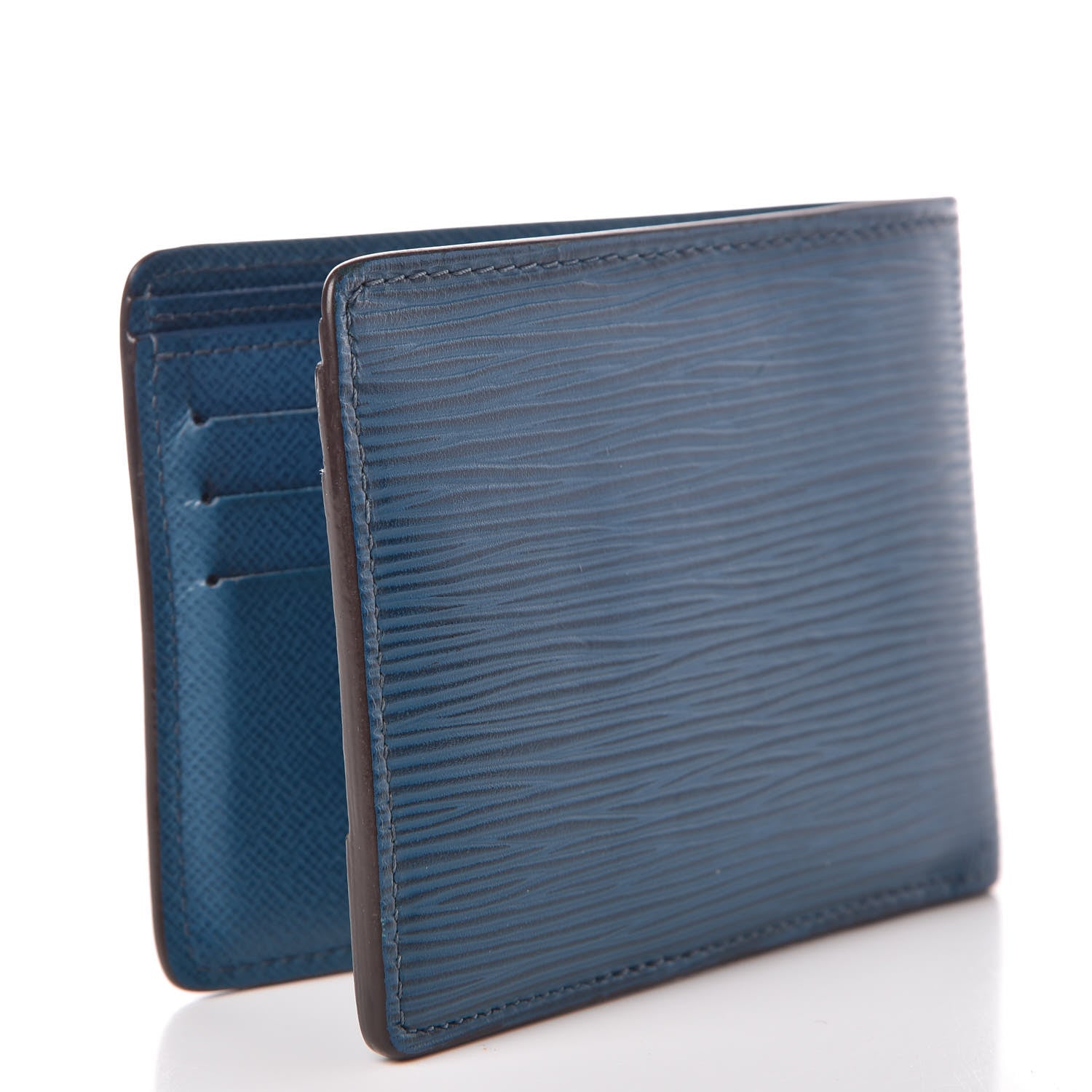 Louis Vuitton Epi Multiple Wallet Blue Celeste 3 of 11