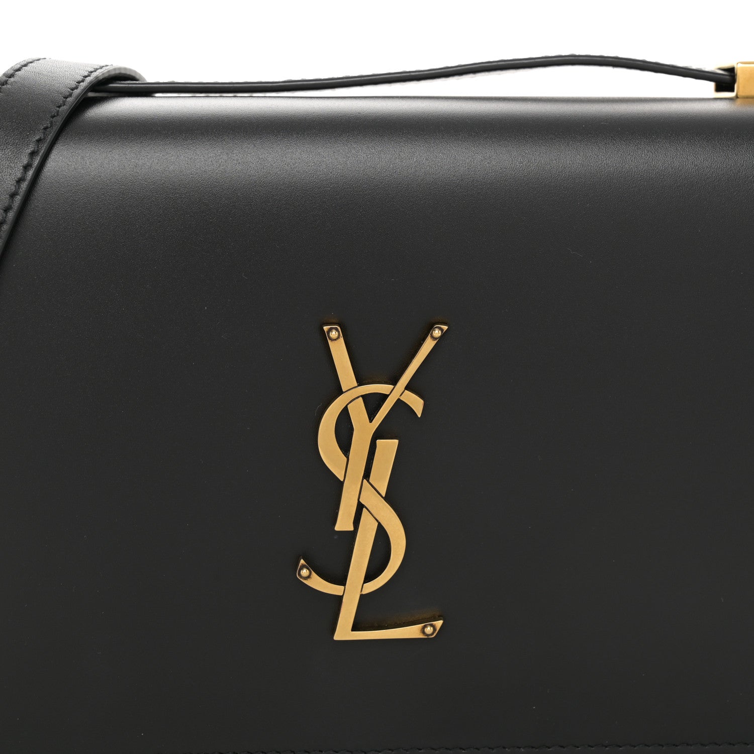 Saint Laurent Calfskin Monogram Small Dylan Shoulder Bag Black 8 of 10