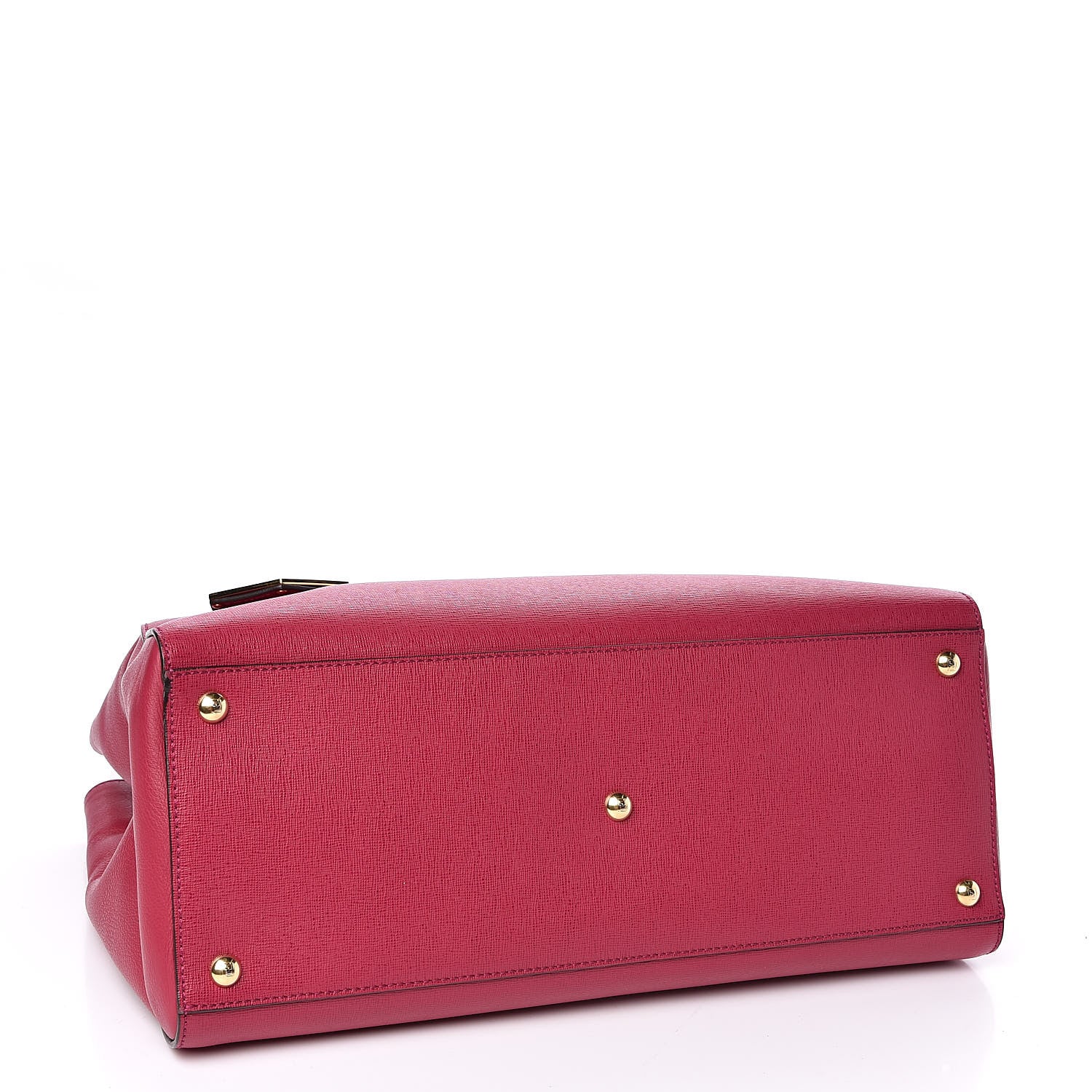 Fendi Vitello Elite Flamingo Regular 2Jours Tote Amarena 4 of 11