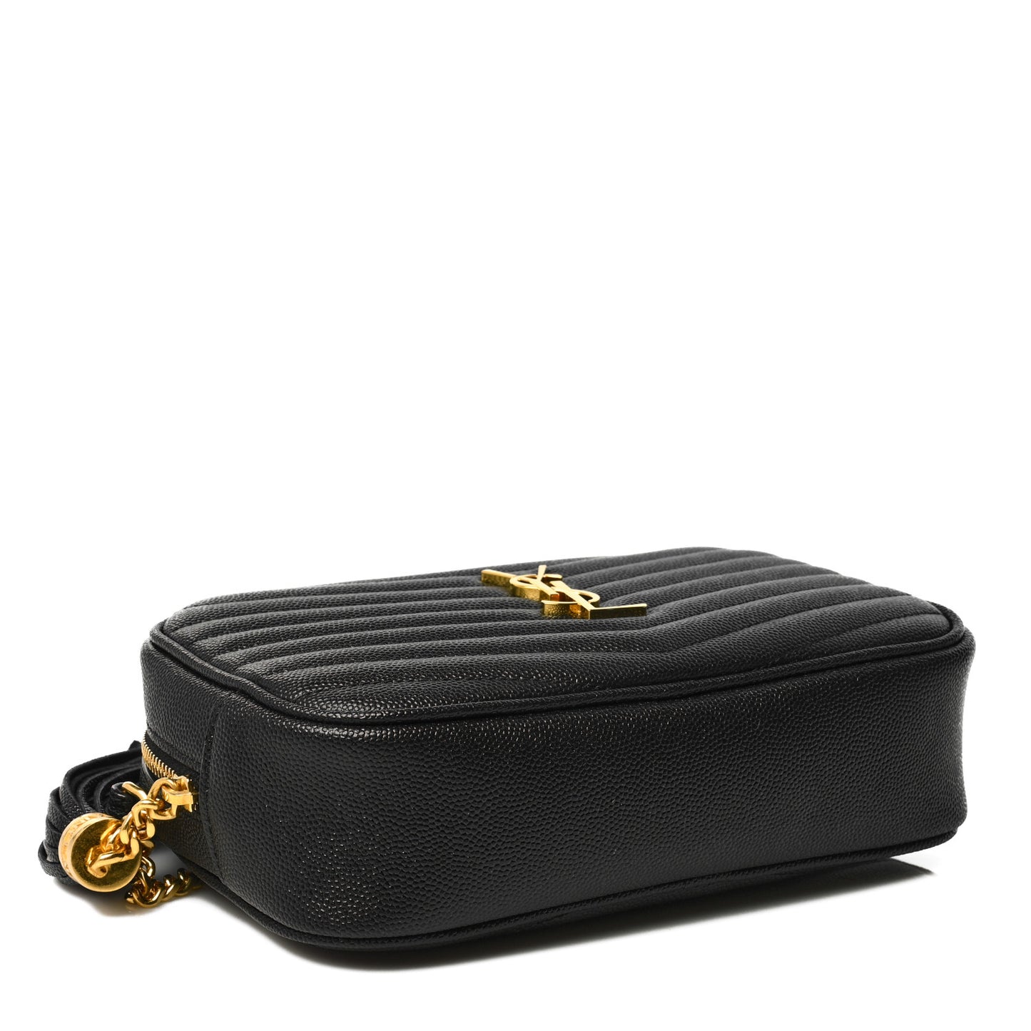 Grain De Poudre Matelasse Monogram Mini Lou Camera Bag Black