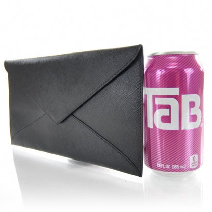 Prada Saffiano Envelope Clutch Nero Black 2 of 5