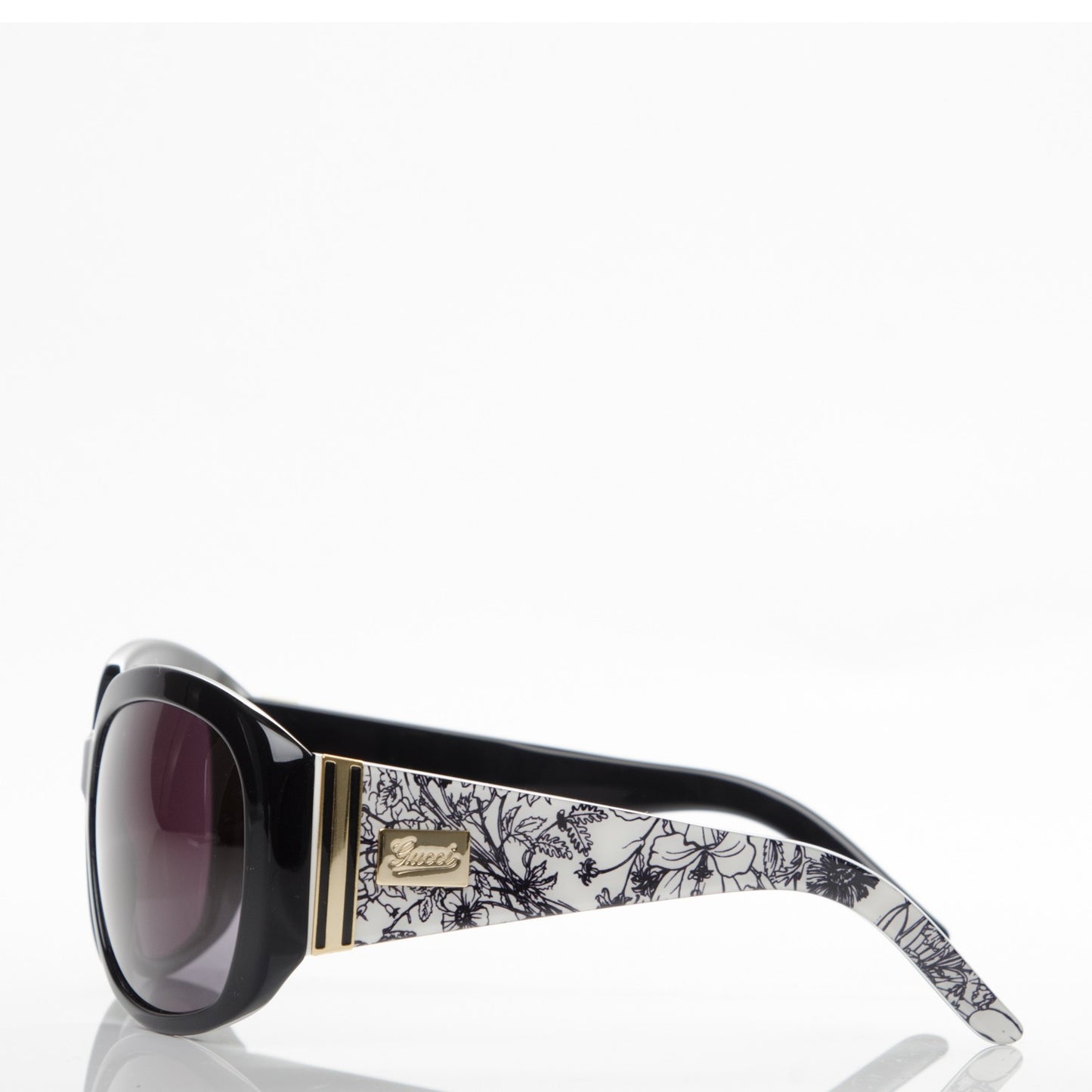 Floral Sunglasses 3077/S Black White