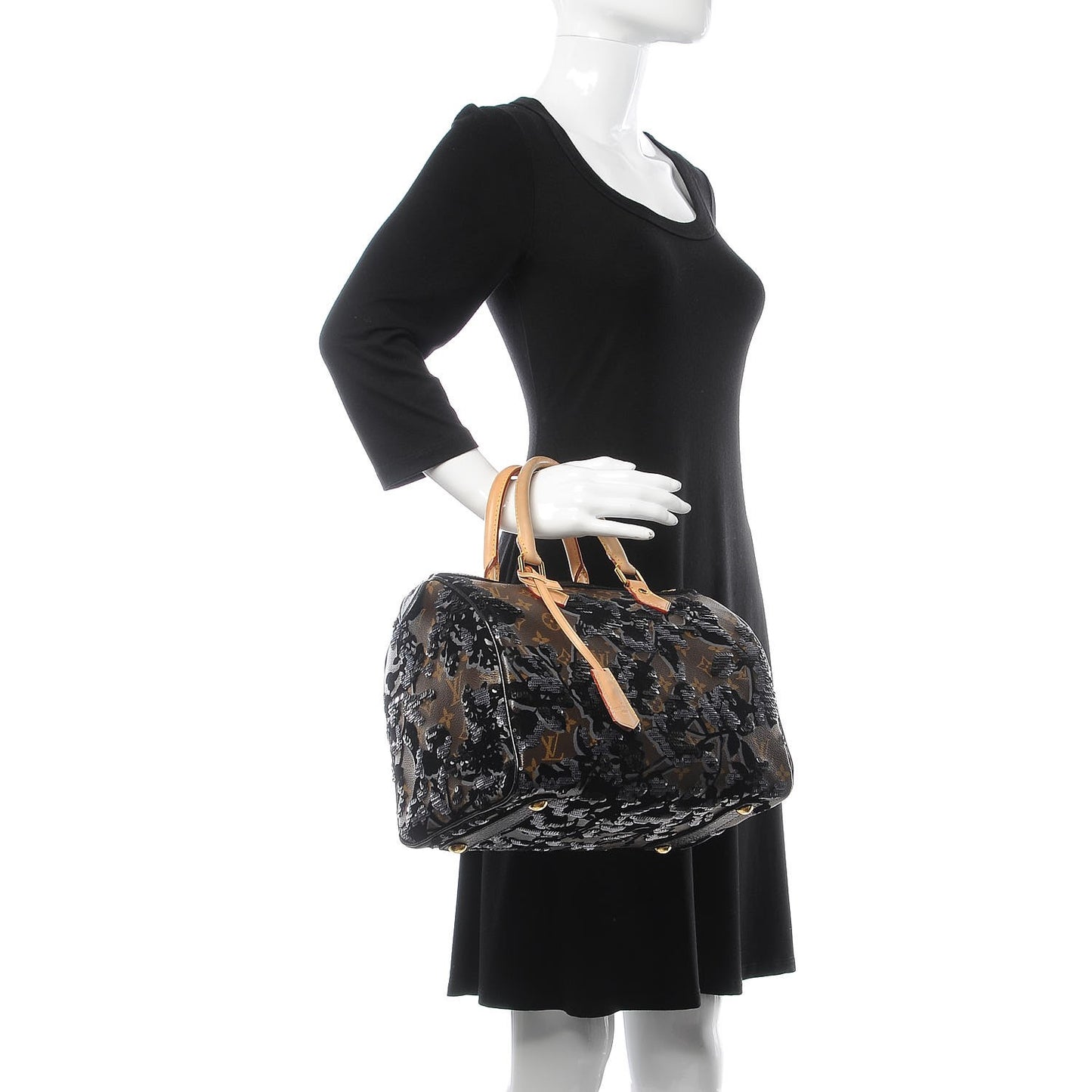 Monogram Fleur De Jais Sequins Speedy 30