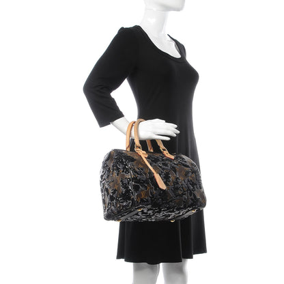 Louis Vuitton Monogram Fleur De Jais Sequins Speedy 30 2 of 13