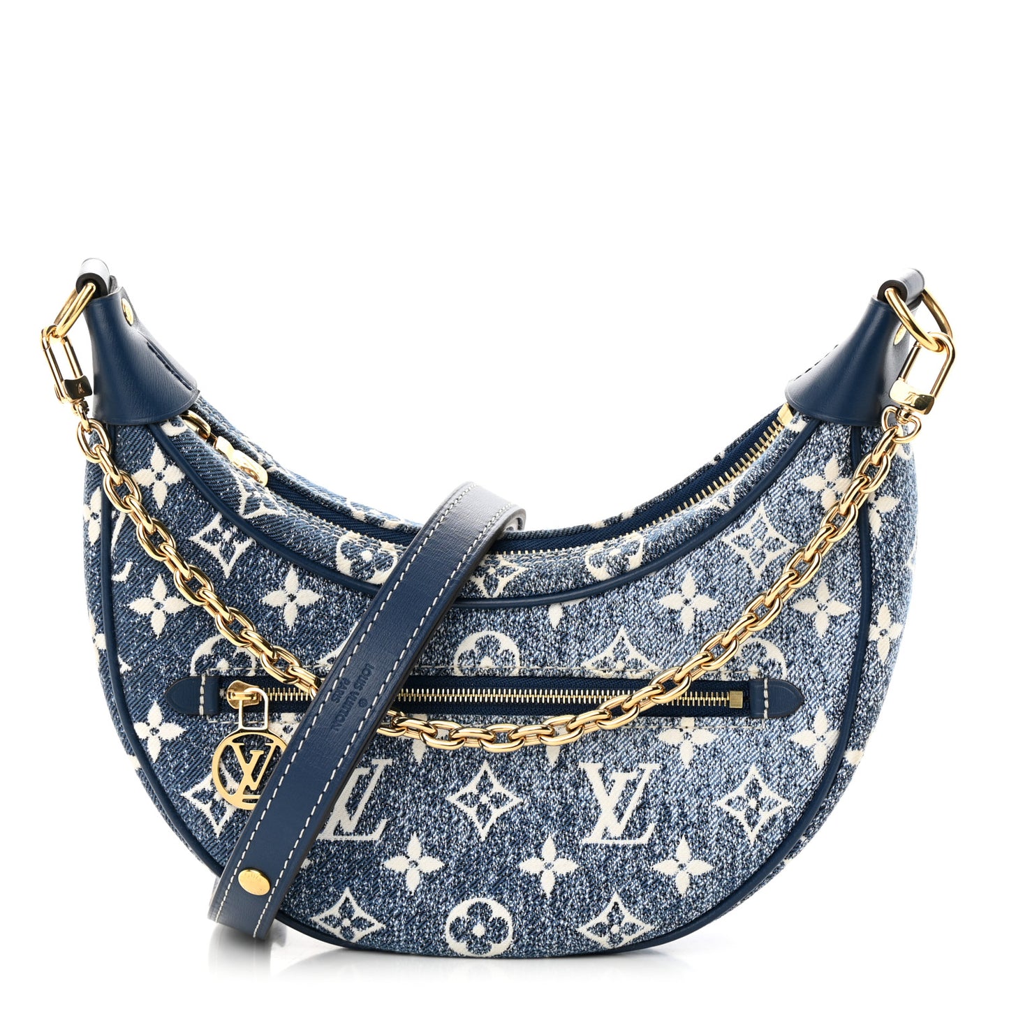 Monogram Jacquard Denim Loop Bleu