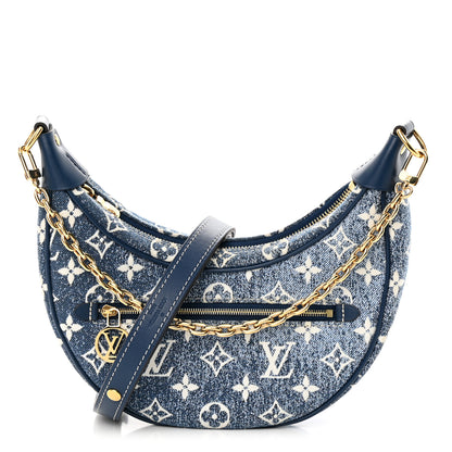 Louis Vuitton Monogram Jacquard Denim Loop Bleu 1 of 11