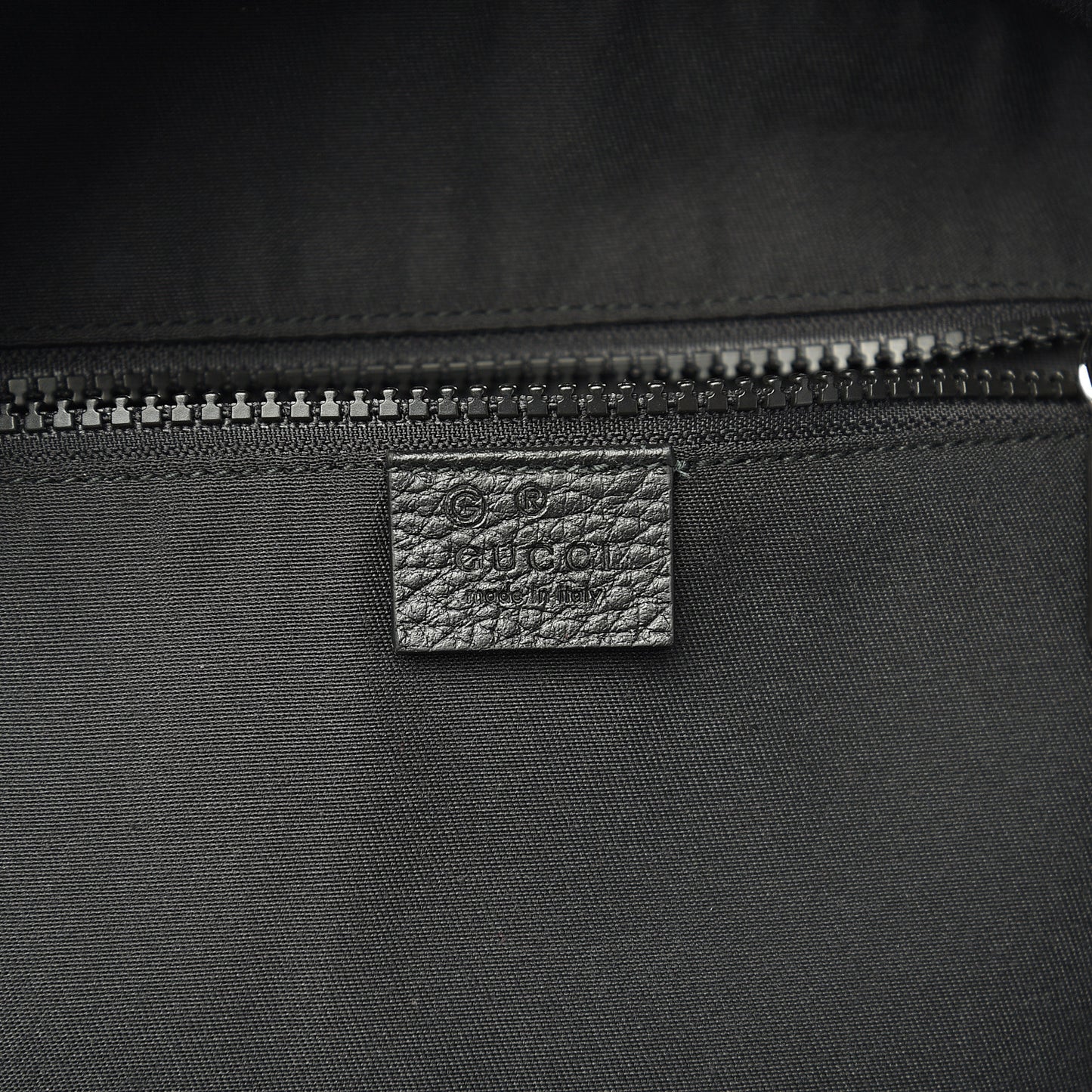 Nylon Monogram Slim Backpack Black