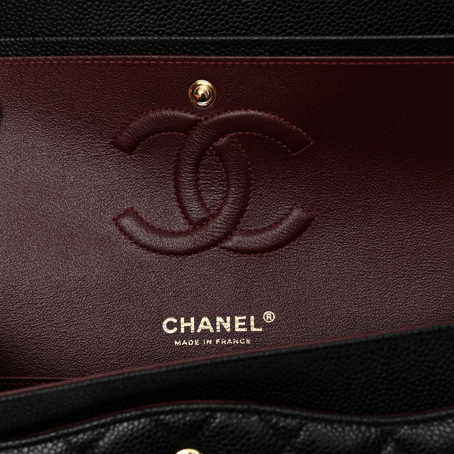 Chanel Caviar Quilted Medium Double Flap Black 6 of 11