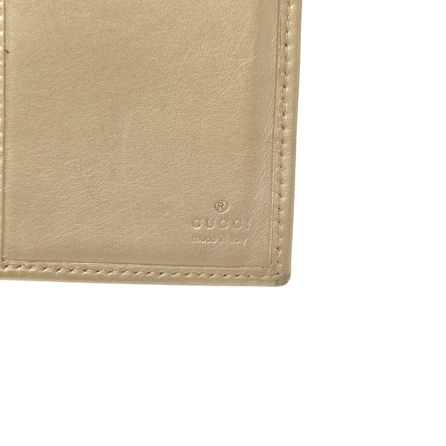 Imprime Monogram GG Pierce Chain Clutch Wallet Champagne