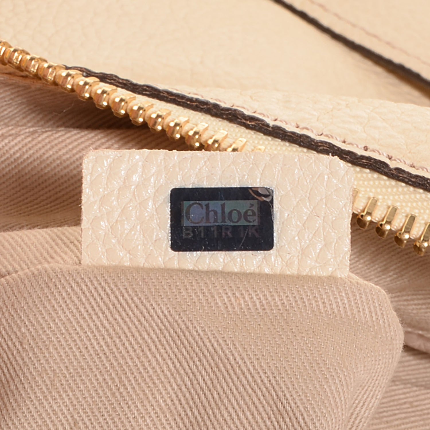 Chloe Calfskin Large Paraty Biscotti Beige 8 of 8