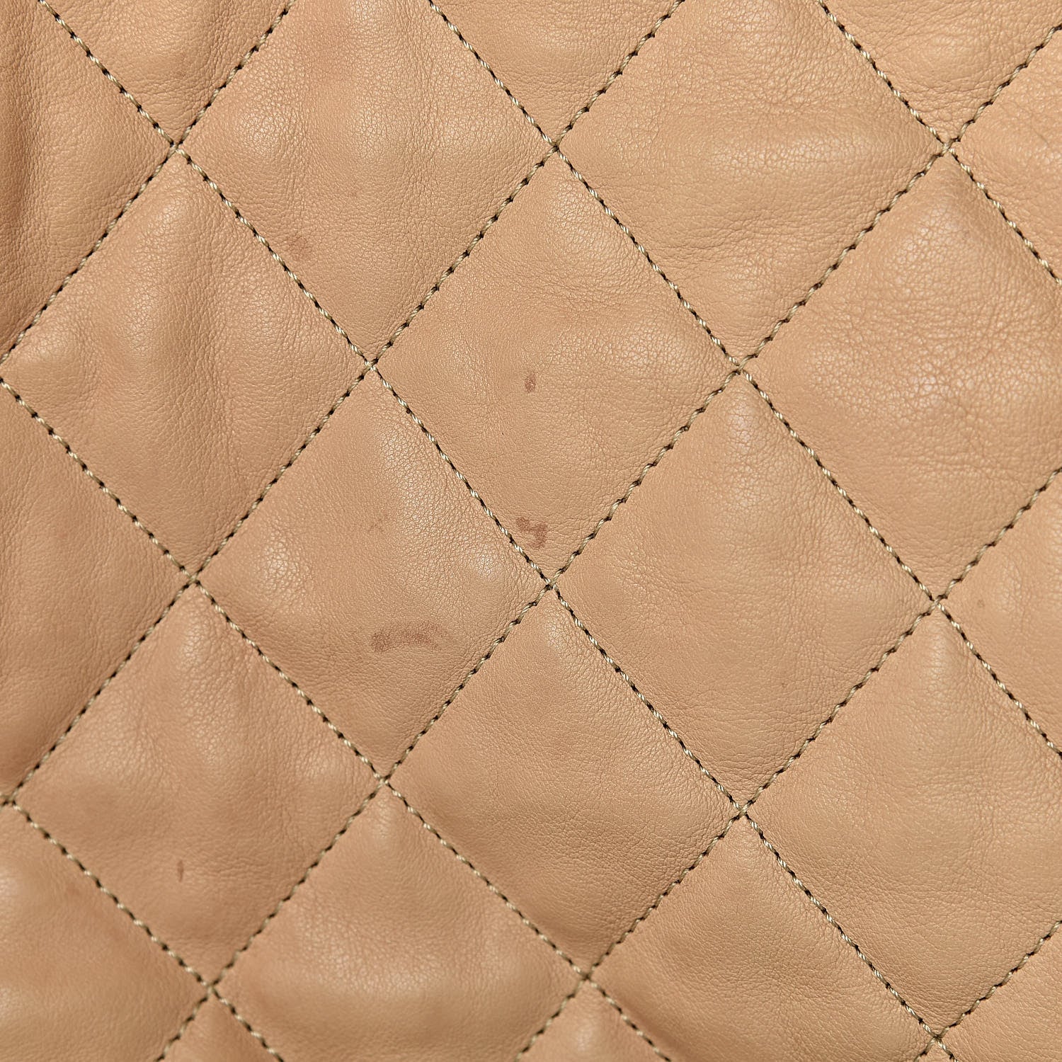 Chanel Calfskin Quilted Large Chain Me Hobo Beige 9 of 22