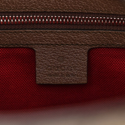 Gucci GG Supreme Monogram Textured Dollar Calfskin Medium Detail Tote Beige Ebony New Acero 6 of 18