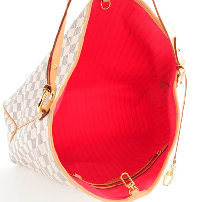 Louis Vuitton Damier Azur Delightful MM Pink 5 of 8
