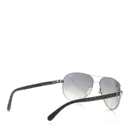 Chanel Aviator Polarized Sunglasses 4204-Q Black 3 of 7