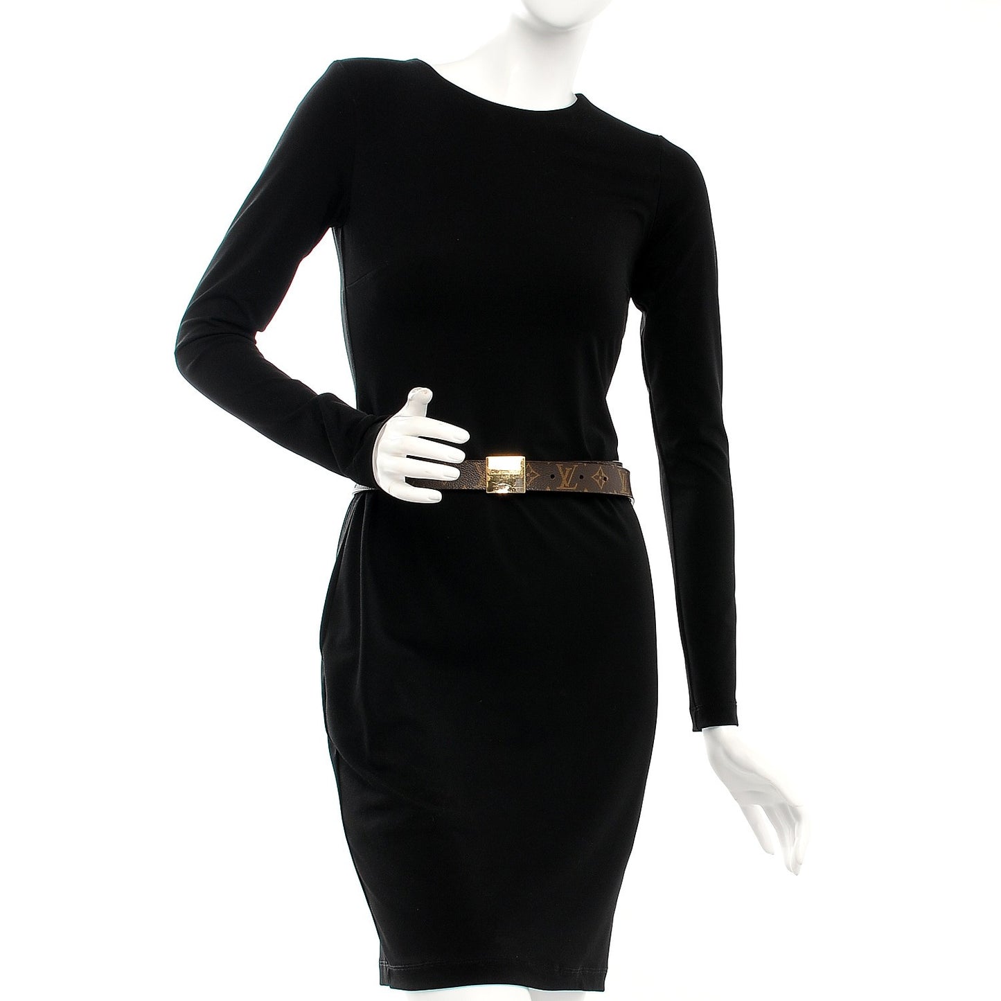 Monogram Ceinture Belt Gold Buckle 85 34