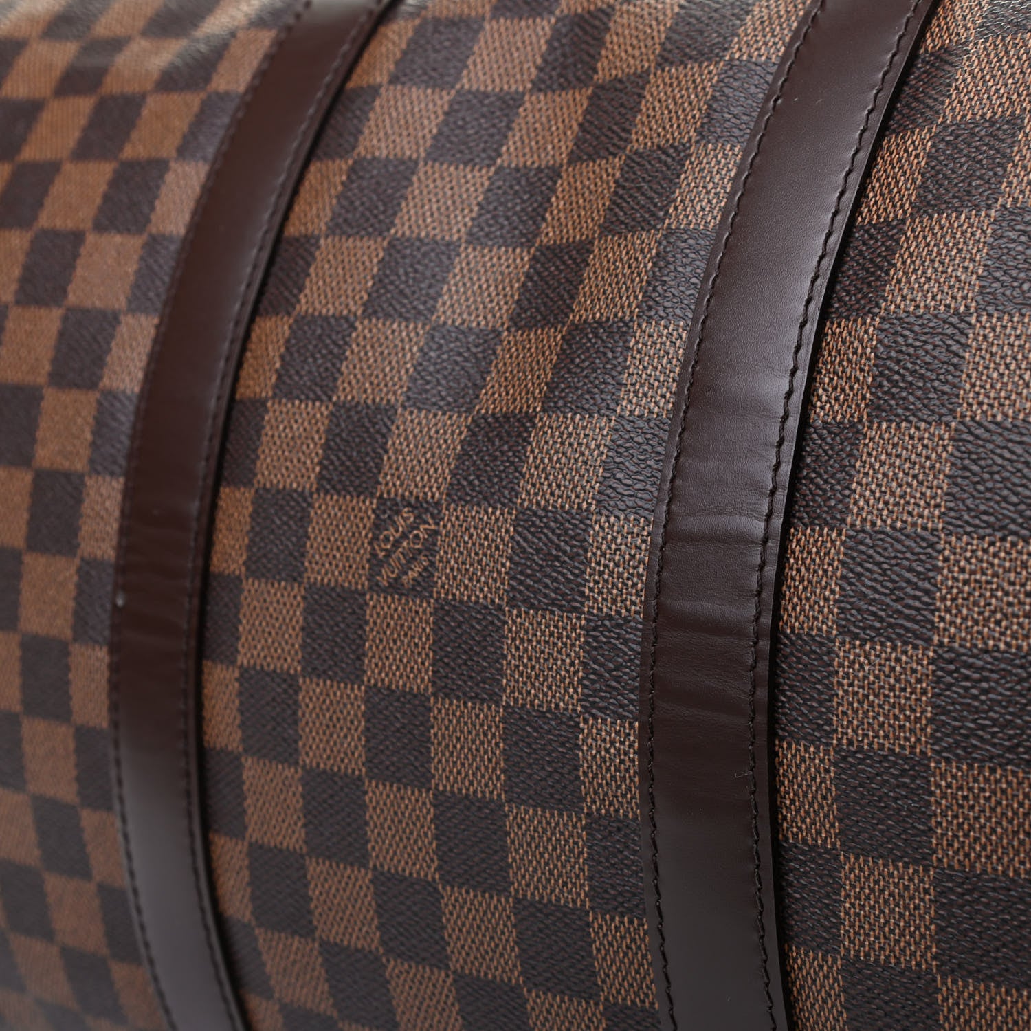 Louis Vuitton Damier Ebene Keepall Bandouliere 55 9 of 11