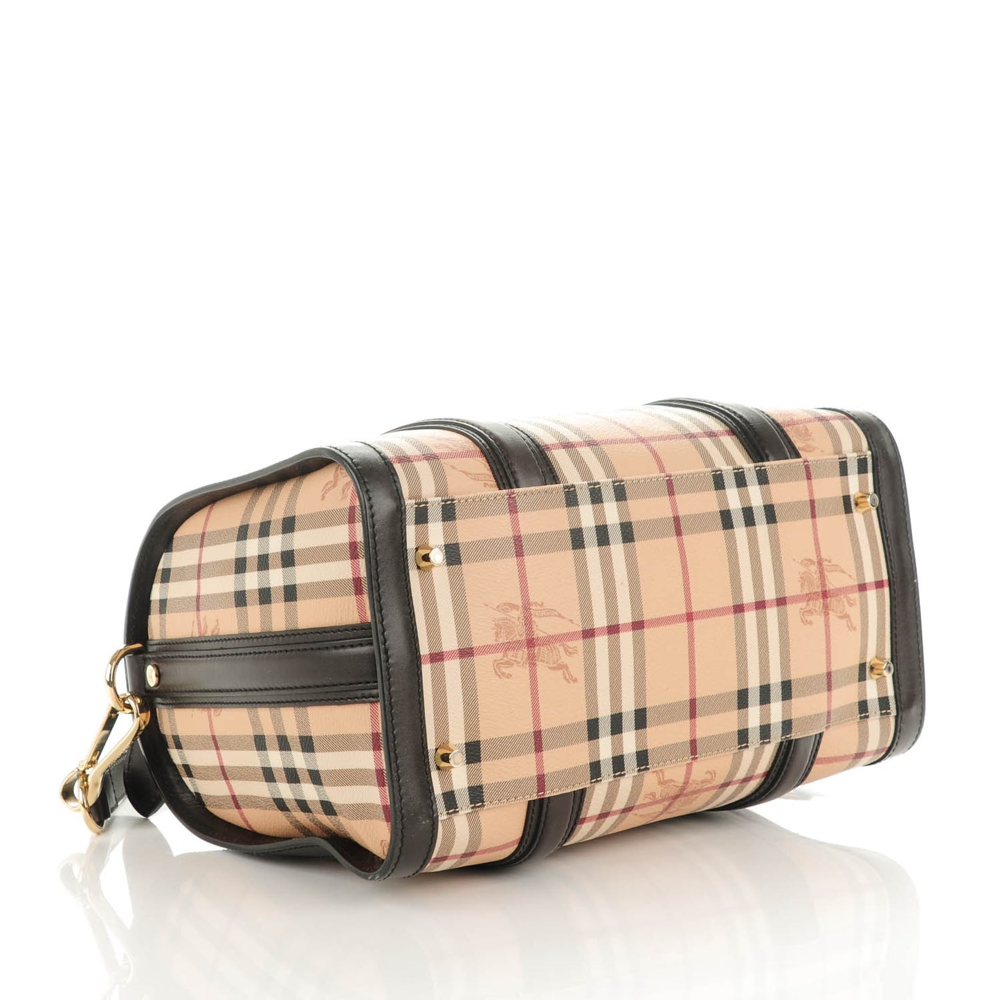 Haymarket Check Medium Alchester Bowling Bag Chocolate