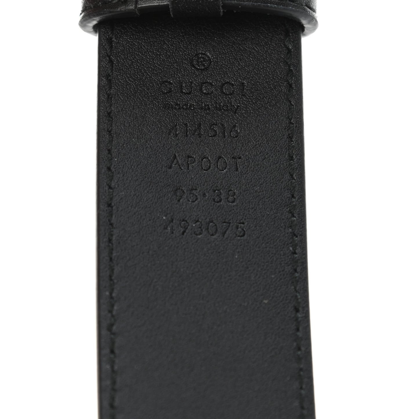 Calfskin Double G 30mm Belt 95 38 Black