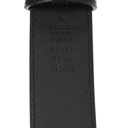 Gucci Calfskin Double G 30mm Belt 95 38 Black 3 of 4
