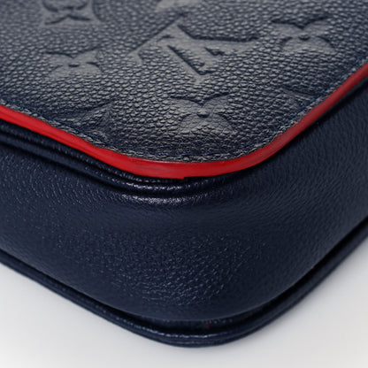 Louis Vuitton Empreinte Pochette Metis Marine Rouge 10 of 14
