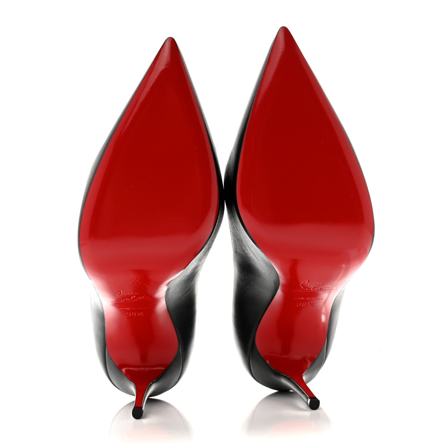 Christian Louboutin Shiny Nappa Kate 100 Pumps 38.5 Black 5 of 10