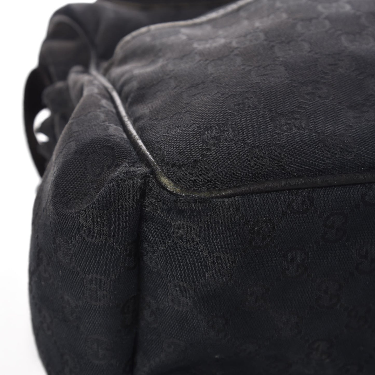 Monogram Large Diaper Bag Black