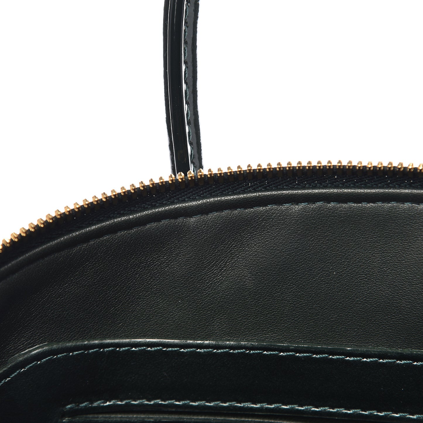 Patent Lambskin Fascination Lockit Vert Fonce