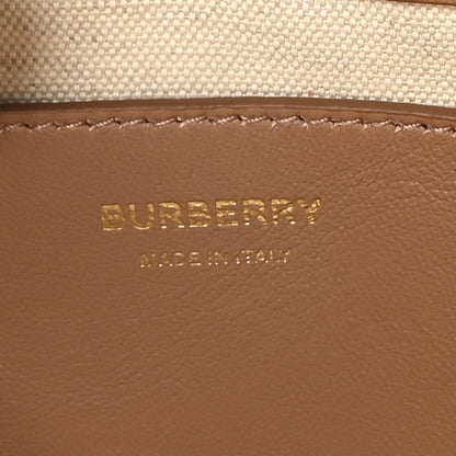 Burberry Cotton Needle Punch Medium Shopper Tote  Natural 6 of 9