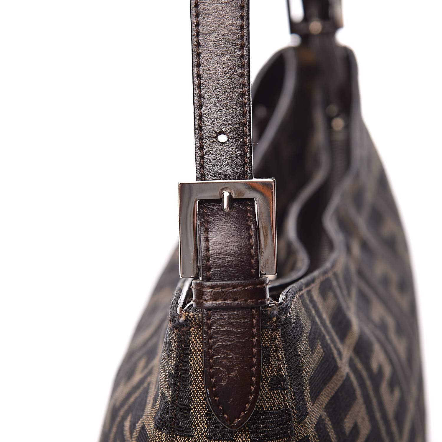 Fendi Zucca Pochette Tobacco 11 of 12