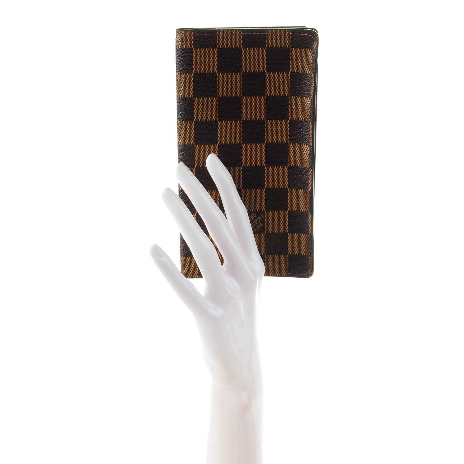 Louis Vuitton Damier Ebene Porte-Cartes Credit Yen Checkbook Wallet 2 of 7