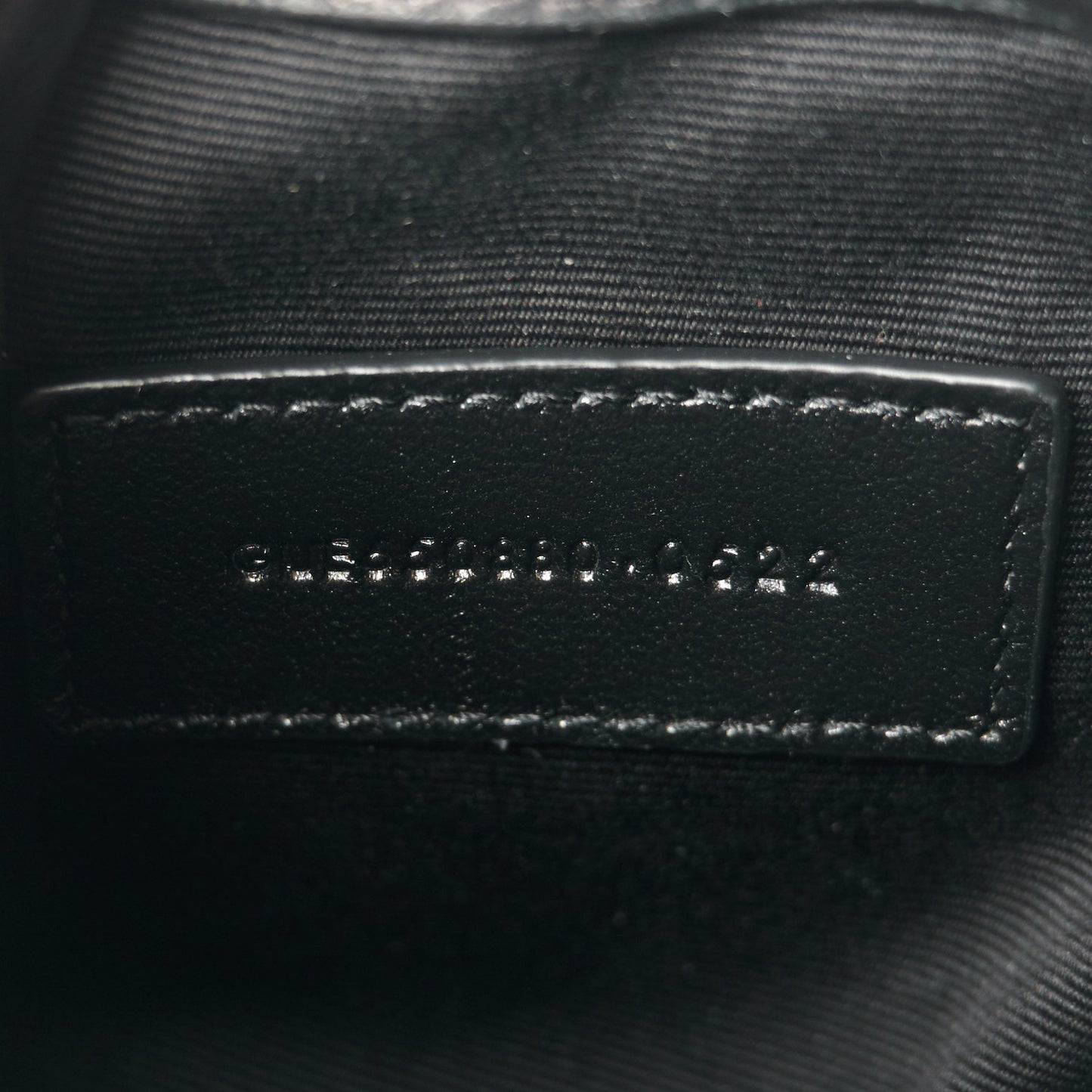 Lambskin Monogram Loulou Puffer Pouch Clutch Black