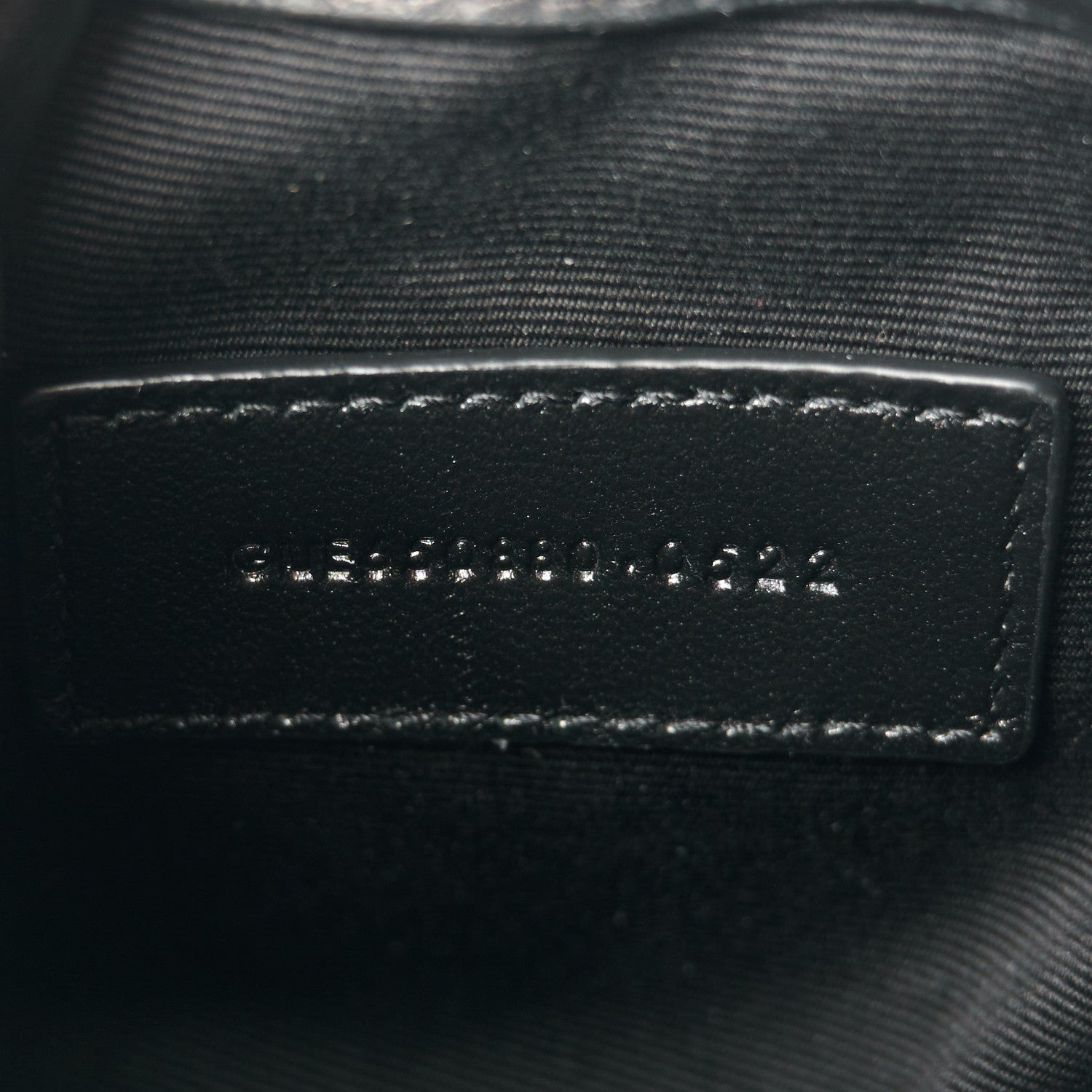 Saint Laurent Lambskin Monogram Loulou Puffer Pouch Clutch Black 8 of 15