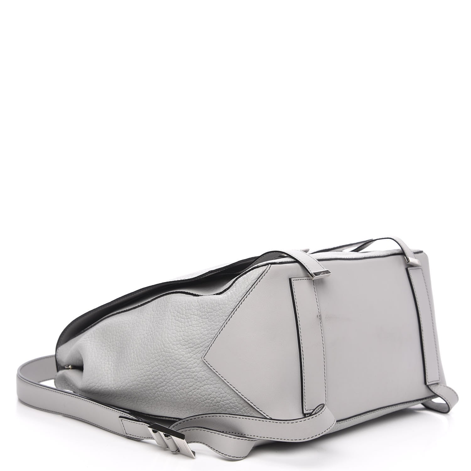 Proenza Schouler Pebbled Calfskin Small PS Courier Backpack Heather Grey 3 of 12
